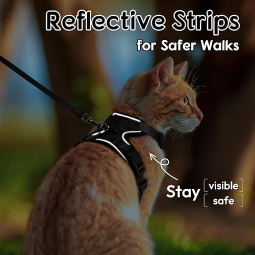 Dooradar Cat Harness and Leash Set, Adjustable and Escape Proof - Image 4