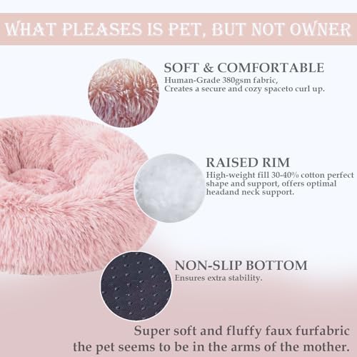 Washable Calming Dog & Cat Bed for Ultra Large Small Medium Size Pet - Image 2