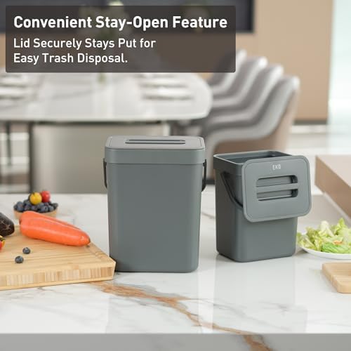 EKO Puro Mini Wall-Mounted Kitchen Trash Can - Image 2
