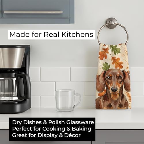 Caroline's Treasures Dachshund Dogs Kitchen Towel 15x25 in - Image 3