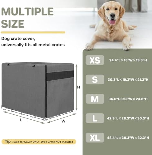 Seiyierr Dog Crate Cover - Image 7