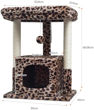 SYANDLVY 27" Cat Tree for Indoor Cats, Activity Tower - Image 6