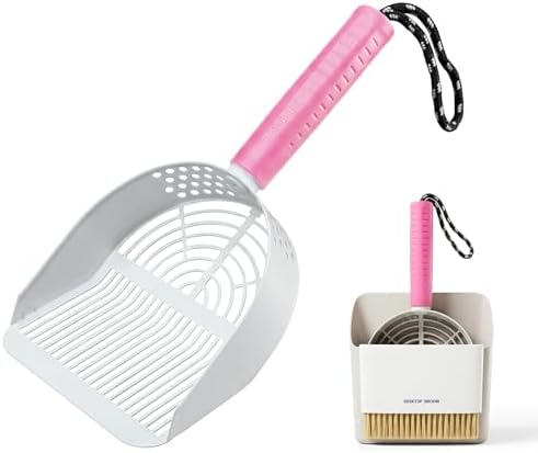 Cat Litter Scoop with Holder, 3 in 1 Metal Kitty Scooper by Unknown
