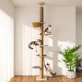 Cat Tree Floor to Ceiling, Cat Tower by Chuiendi