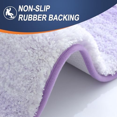 OLANLY Small Bathroom Rugs 24x16, Extra Soft Absorbent Microfiber Bath Rugs - Image 5