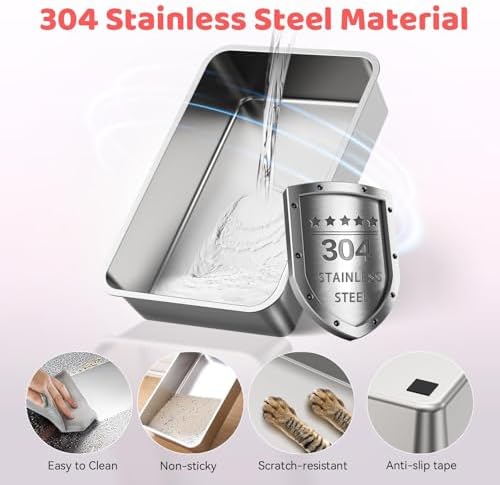 Stainless Steel Cat Litter Box - Image 3