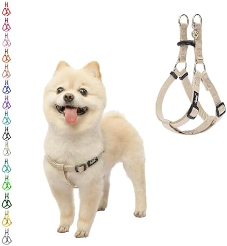 PUPTECK No Pull Dog Harness Small Sized Step-in Adjustable Puppy Vest by PUPTECK