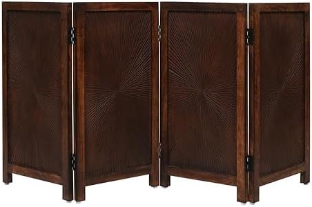 Freestanding Pet Gate, 4-Panel Folding, 56x28 in - Image 7