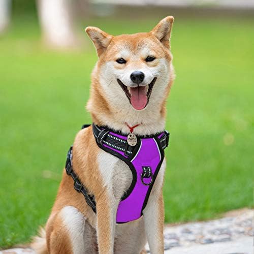 PoyPet No Pull Dog Harness Large, Reflective Vest - Image 2