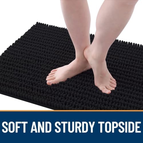OLANLY Dog Door Mat for Muddy Paws 59x35, Ultra-Absorbent Chenille Mud Mat - Image 3