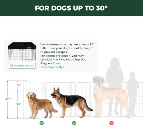 FXW Homeplus Indoor Dog Playpen, 12 Panels, - Image 2