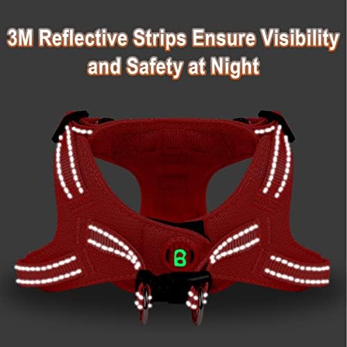 Dog Harness Step in Dog Vest Harness, Reflective Adjustable Puppy No Pull - Image 6