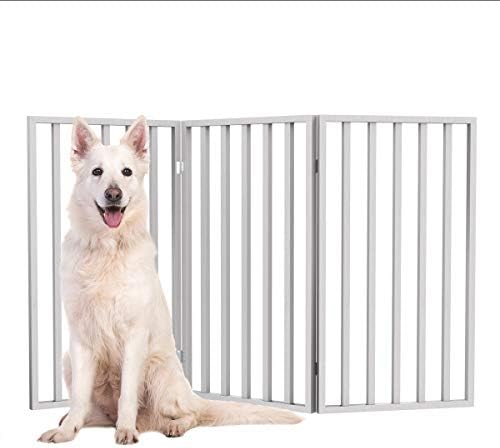 Pet Gate - 3-Panel Indoor Foldable Dog Fence - Image 5
