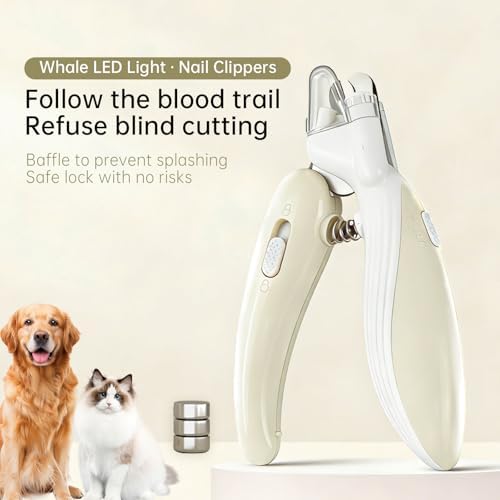 Cat Dog Pet Nail Clippers with Light – LED Safety Nail Clipper - Image 2