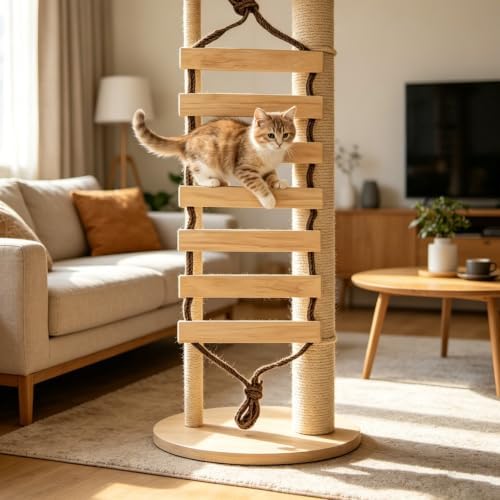Cat Climbing Ladder Suspended Cat Ladder - Image 4