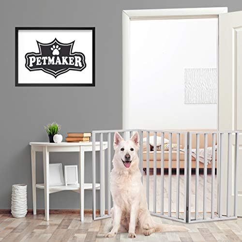 Pet Gate - 3-Panel Indoor Foldable Dog Fence - Image 4