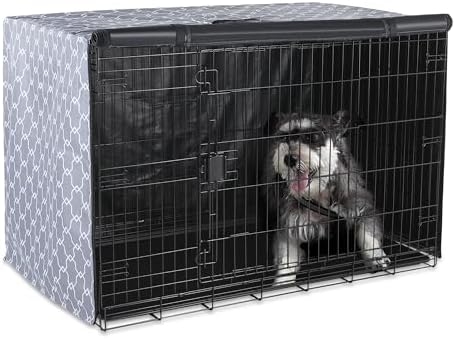 Amazon Basics Dog Cage Cover for 48-inch Wire Crates, Heavy-Duty by AmazonBasics