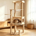 KVIDA 56.7" Solid Wood Cat Tree by KVIDApetsupplies