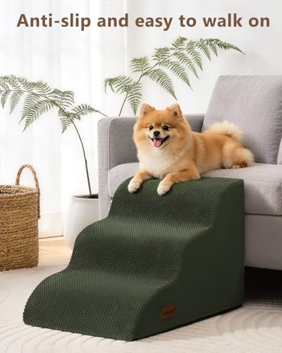 Aodisman Dog Stairs for Small Dogs, 3 Step Dog Ramp for Couch, Non-Slip Steps - Image 3