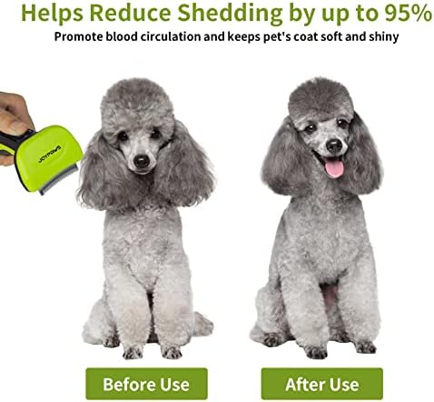 Upgraded Pet Self Cleaning Grooming Brush Curved Deshedding Tool - Image 2
