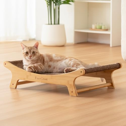 XL Sisal Cat Scratcher Bed by MeetFurrCrest%E2%80%94ComfortforModernCats
