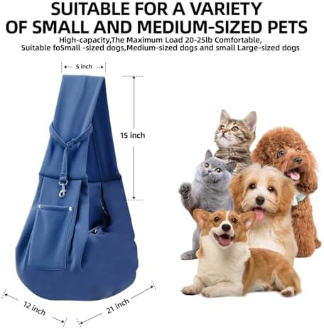 Dog and Cats Carrier Sling, Puppy Small Pet Carrier - Image 5