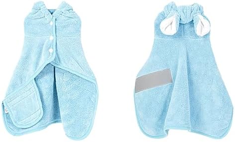 Pet Bathrobe for Dog Cat Absorbent Quick Drying Hooded Bath Towel - Image 4