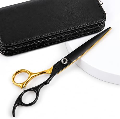 7" Dog Grooming Straight Shears, Professional Dog Scissors by Scissors-Haircutting
