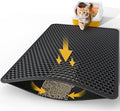 Powools Ultra-Large Cat Litter Mat, Double-Layer by Powools