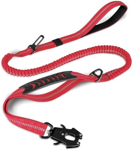 Joytale Tactical Bungee Dog Leash, Shock Absorbing No Pull by Joytale