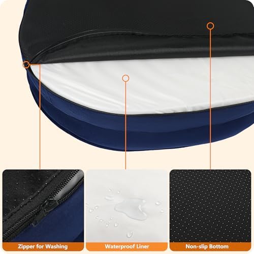 Orthopedic Waterproof XXX-Large Dog Bed Sofa, Gel Memory Foam - Image 6