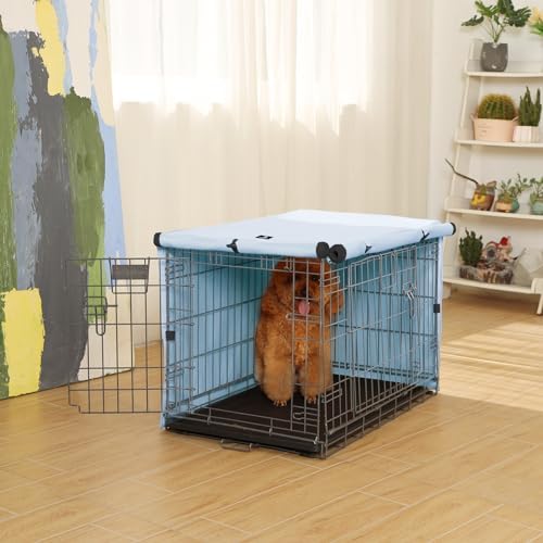 X-ZONE PET Dog Crate Cover Waterproof Kennel Cover, 42 in Blue - Image 5