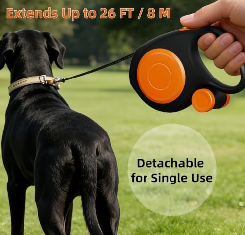 30FT Dual Retractable Dog Leash Leash - Image 7