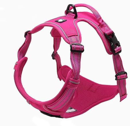 TRUE LOVE Adjustable No-Pull Dog Harness Reflective Pup Vest Harnesses by TRUELOVE