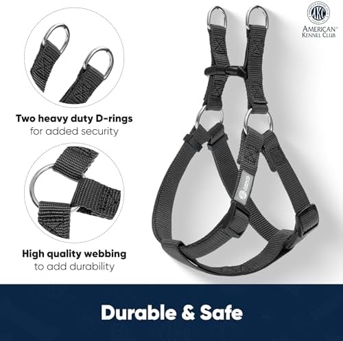 AKC Step-in Dog Harness – Adjustable Solid Color Vest - Image 2