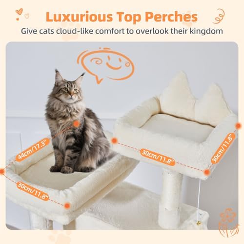 Taoqimiao Cat Tree, 71 in Extra Large Cat Tower - Image 7