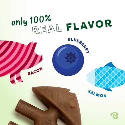Benebone Blueberry Medium 4-Pack Dog Toys, Under 60 lbs - Image 3