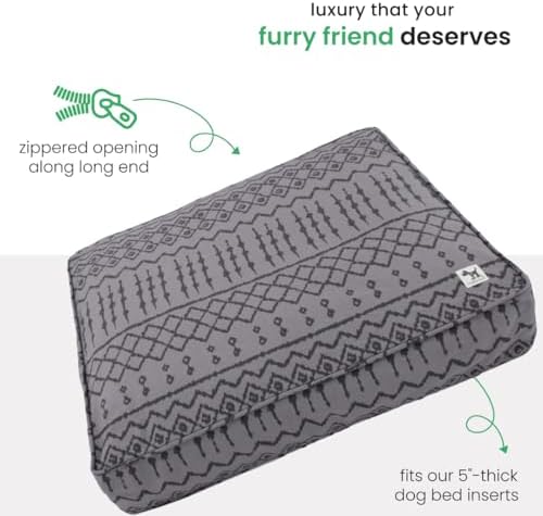 Molly Mutt Wild World Dog Bed Duvet Cover, 100% Cotton Canvas Cover - Image 5