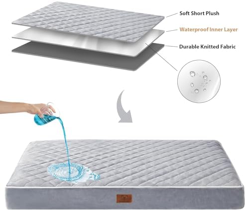 WNPETHOME Orthopedic Waterproof XL Dog Bed - Image 5