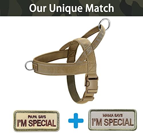 No Pull Dog Harness for Medium Large Dogs, Reflective Escape Proof Adjustable - Image 3