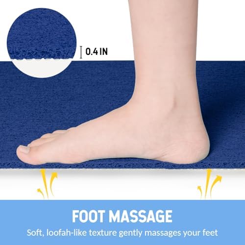 Hargiis Non-Slip Bathtub Mat, 2 Pack Anti Slip Shower Mat, Fast Drying Bathtub - Image 5
