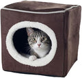 Cat House - Indoor Bed with Removable Foam Cushion - Cat Cave by PETMAKER