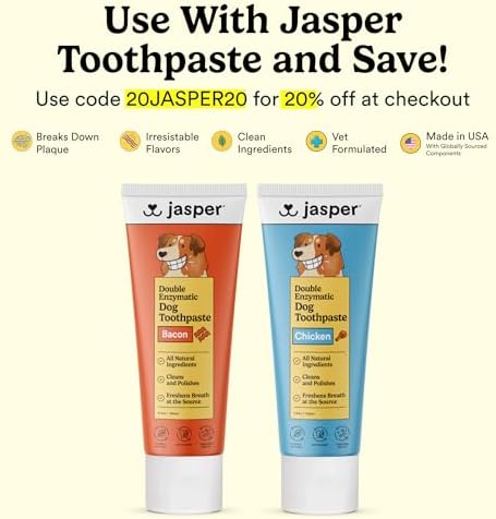Jasper Dog Toothbrush, 360° Finger Toothbrush - Image 3