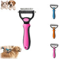 Pet Pro Grooming Tool, 2-in-1 Deshedding Dog Brush by uphrgmd