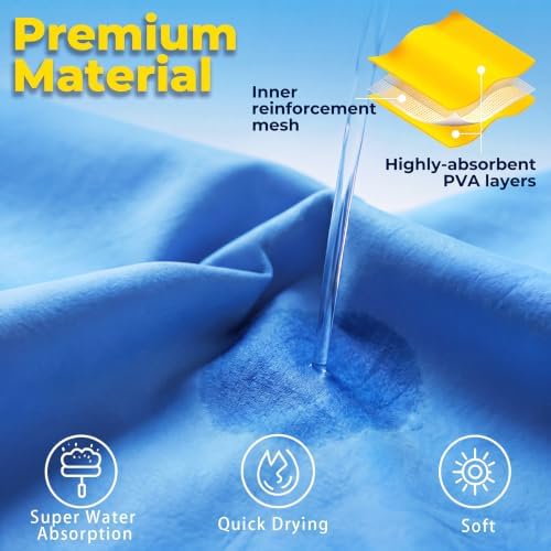3 Pack Shammy Towel For Dog Large Ultra Absorber Towels For Dog Grooming - Image 2
