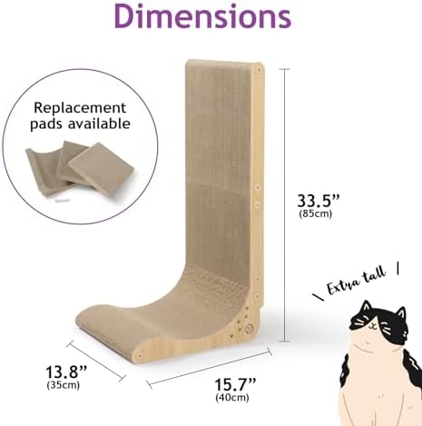 Necoichi Cardboard Cat Scratcher Wall - Image 5