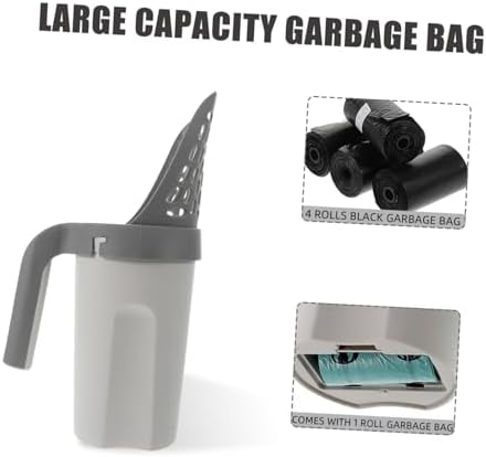 LIOOBO Cat Waste Container Small Litter Scoop Cat Poop Shoveling Metal Cat - Image 3
