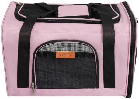 ROYPET Cat Carrier, Portable Pet Carrier Bag Pink by ROYPET