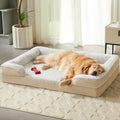 LEXTRO Orthopedic Dog Beds for Large Dogs, Comfy Washable Dog Couch Bed by LEXTRO