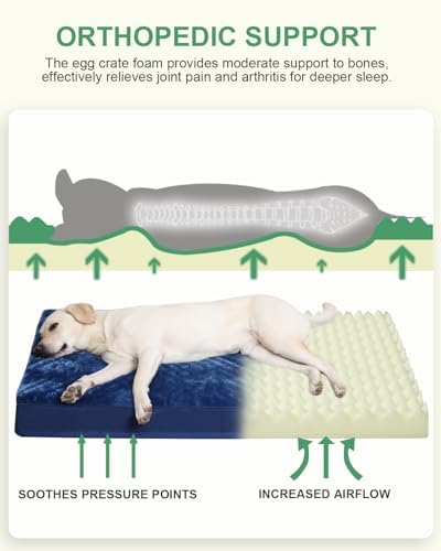 KSIIA Orthopedic Dog Bed for Extra Large Dogs - Image 2